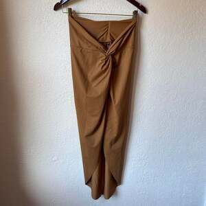 Skims sarong skirt brown maxi skirt
